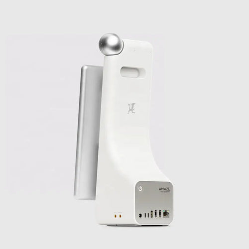 Rückseite der Cadothy Amaze 5 Pro Streaming-Kamera mit Fokus auf das professionelle Anschlusspanel inklusive HDMI, USB und LAN.